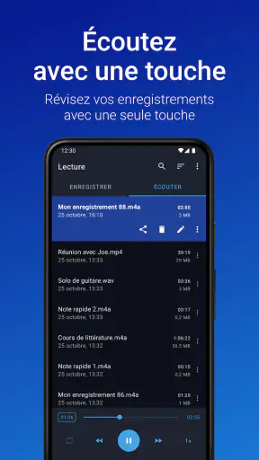 Enregistreur de Voix Facile screenshot