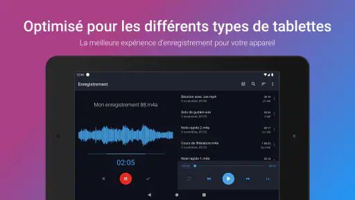 Enregistreur de Voix Facile screenshot
