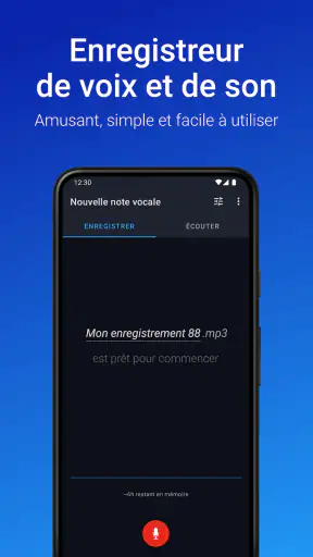 Enregistreur de Voix Pro screenshot