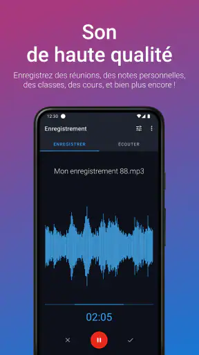 Enregistreur de Voix Pro screenshot