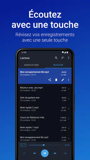 Enregistreur de Voix Pro screenshot