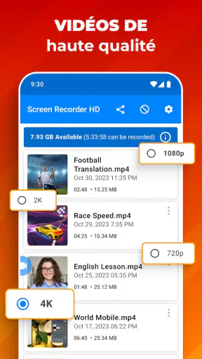 Enregistreur d'écran screenshot
