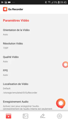 enregistreur d'écran avec son screenshot