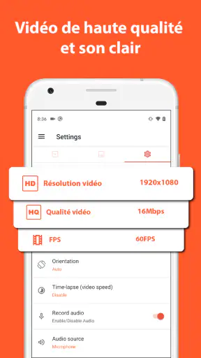 Enregistreur d'écran - AZ screenshot