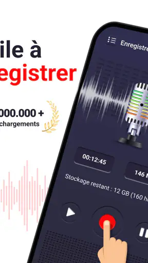Enregistreur vocal screenshot