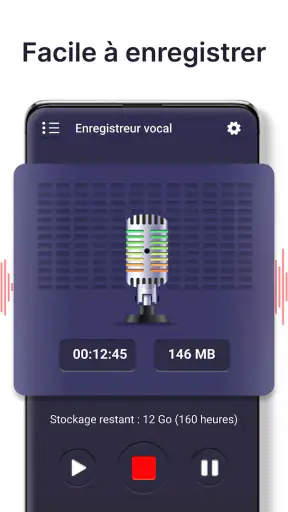 Enregistreur vocal screenshot