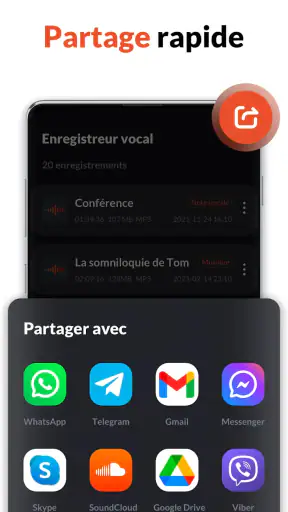 Enregistreur Vocal & Audio screenshot