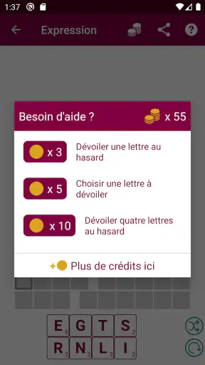 Entre les lignes screenshot