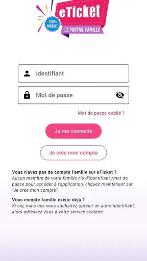 eTicket Famille screenshot