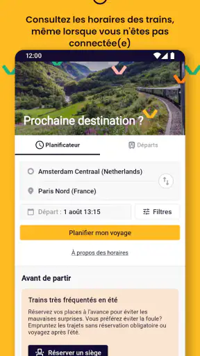 Eurail/Interrail Rail Planner screenshot
