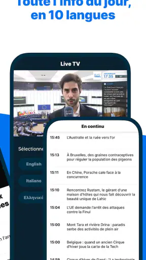 Euronews - TV News, actualités screenshot