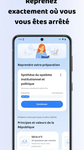 Examen Civique 2026 screenshot