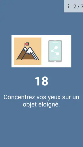 Exercice des yeux screenshot