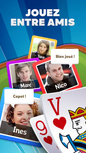 Exoty Belote en ligne, Coinche screenshot