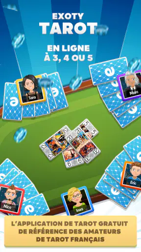 Exoty Tarot en ligne à 3, 4, 5 screenshot