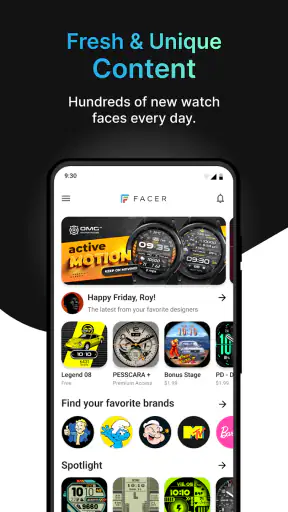 Facer - Cadrans de smartwatch screenshot