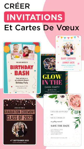 Faire la Carte d'Invitation screenshot