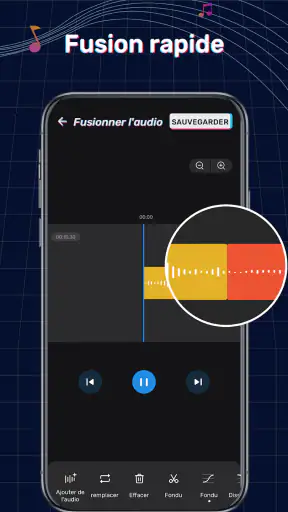 Faire sonnerie, Couper musique screenshot