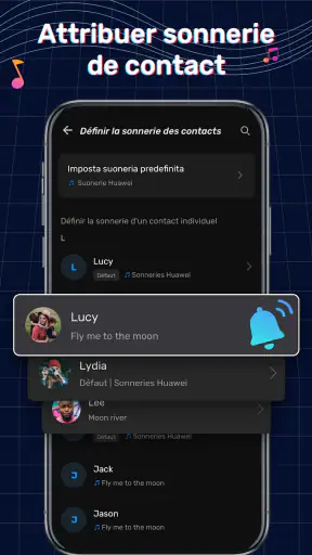 Faire sonnerie, Couper musique screenshot