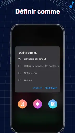 Faire sonnerie, Couper musique screenshot