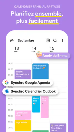 FamilyWall: Assistant familial screenshot