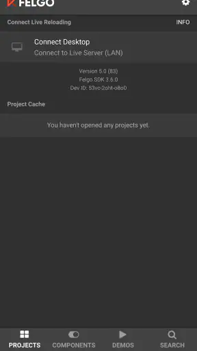 Felgo 3 QML Dev App screenshot