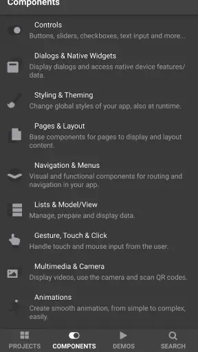 Felgo 3 QML Dev App screenshot