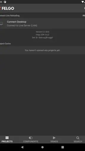 Felgo 3 QML Dev App screenshot