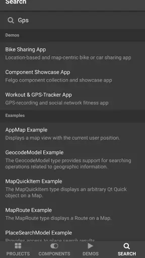 Felgo 4 QML Dev App screenshot