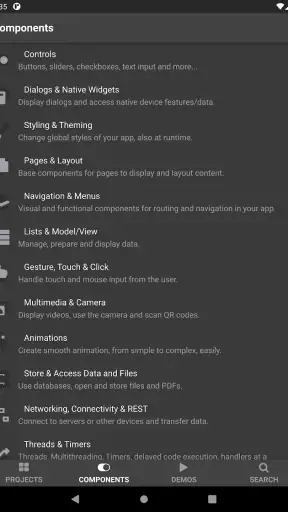 Felgo 4 QML Dev App screenshot