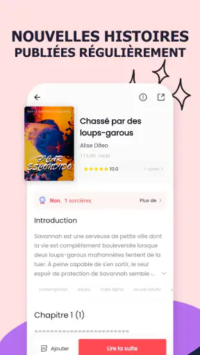Fictio - Romans en français screenshot