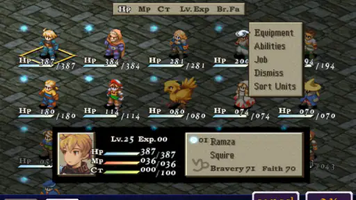 FINAL FANTASY TACTICS : WotL screenshot