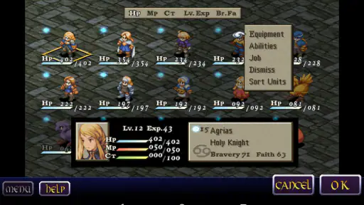 FINAL FANTASY TACTICS : WotL screenshot