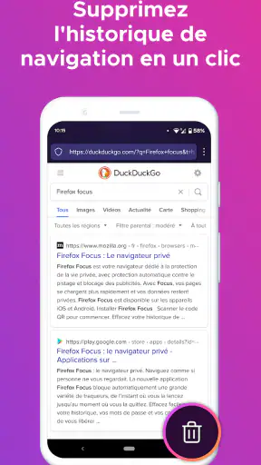 Firefox Focus screenshot