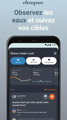 Fish Deeper - Fishing App screenshot