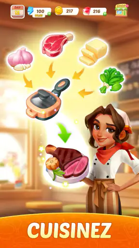 Flambé: Merge & Cook screenshot