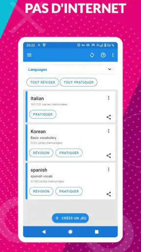 Flashcards - Outil d'étude screenshot