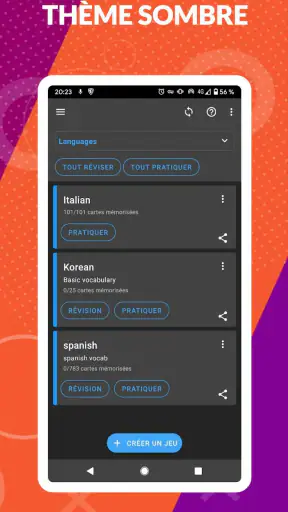Flashcards - Outil d'étude screenshot