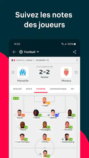 Flashscore: Résultats & Actu screenshot