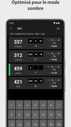 Fléchettes Compteur de Scores screenshot