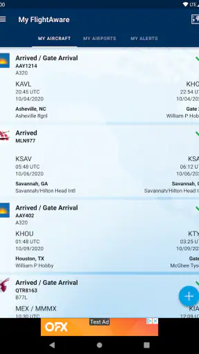 FlightAware Suivi de vols screenshot