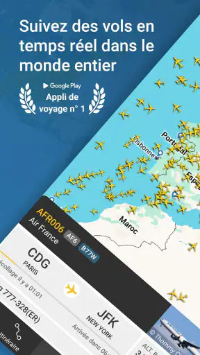 Flightradar24 Suivi de vol screenshot