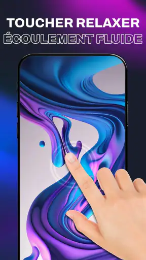 Fond d'écran 4K Fluide magique screenshot
