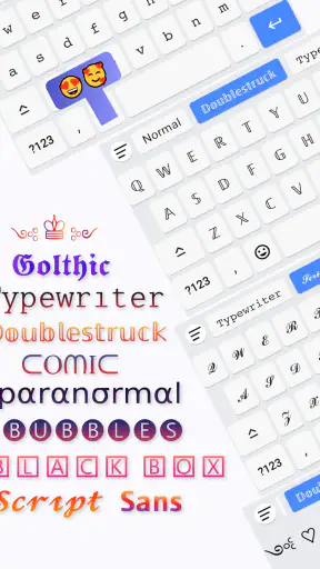 Fonts Aa - Fonts Clavier screenshot