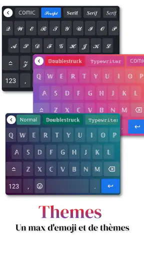 Fonts Aa - Fonts Clavier screenshot