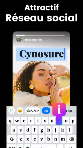 Fonts: Clavier à Écriture screenshot