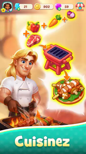 Foodstars: Fusion et cuisine screenshot