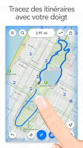 Footpath Calcul Itineraire screenshot