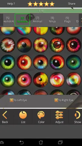 FoxEyes - Change Eye Color screenshot