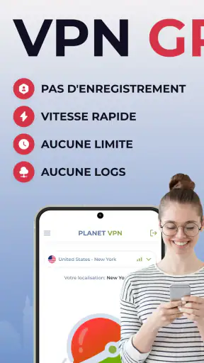 Free VPN gratuit - VPN Planet screenshot